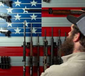 hold up displays unveils patriot wall modular american flag gun wall