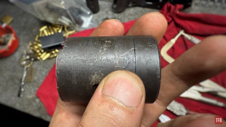 tfb armorer s bench sten mk2 build removing old receiver remnants