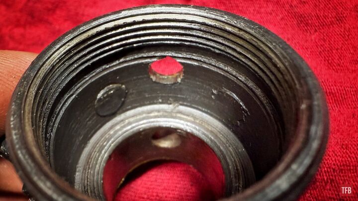 tfb armorer s bench sten mk2 build removing old receiver remnants