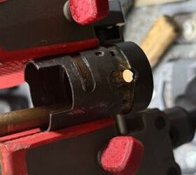 tfb armorer s bench sten mk2 build removing old receiver remnants