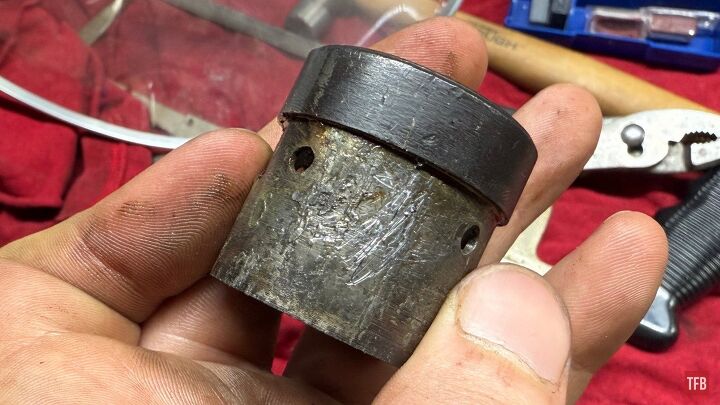 tfb armorer s bench sten mk2 build removing old receiver remnants