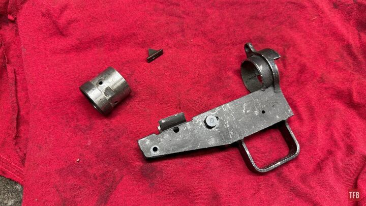 tfb armorer s bench sten mk2 build removing old receiver remnants
