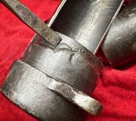 tfb armorer s bench sten mk2 build removing old receiver remnants