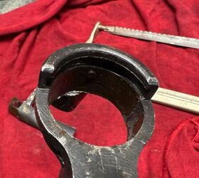 tfb armorer s bench sten mk2 build removing old receiver remnants