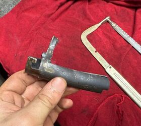 tfb armorer s bench sten mk2 build removing old receiver remnants