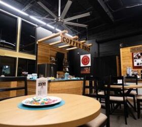 The Lovely Coffee Shop, where we ate breakfast and lunch. They actually also use this space for scenario training from time to time.