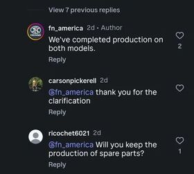 fn to discontinue all scar models