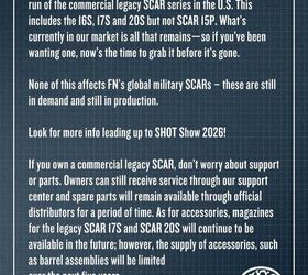 fn to discontinue all scar models