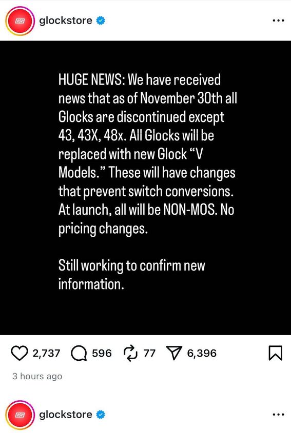 say goodbye to glock say hello to glock v