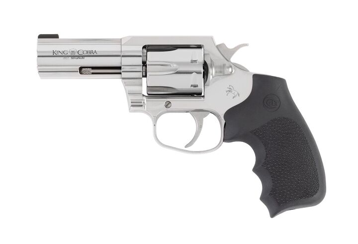 wheelgun wednesday new colt revolvers with hogue overmolded grips, Pictured Above King Cobra 3 High Polish Stainless 357 Magnum KCOBRA SB3RBB
