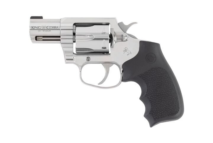wheelgun wednesday new colt revolvers with hogue overmolded grips, Pictured Above King Cobra 2 High Polish Stainless 357 Magnum KCOBRA SB2RBB S