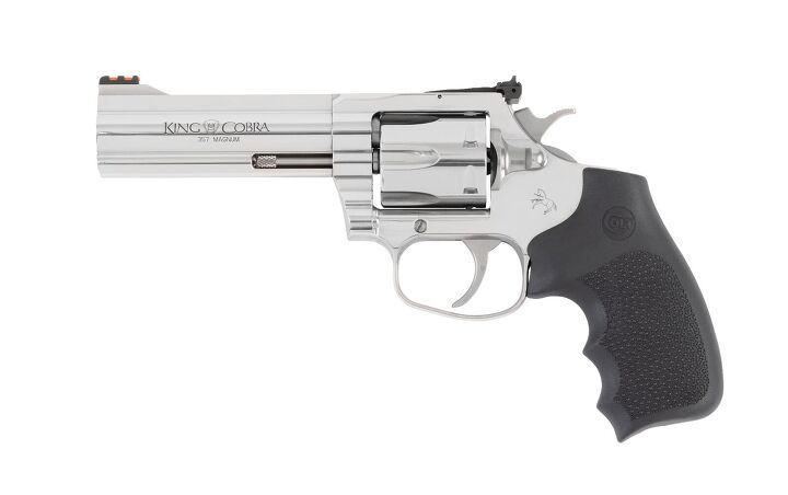 wheelgun wednesday new colt revolvers with hogue overmolded grips, Pictured Above King Cobra Target 2 High Polish S S 357 Magnum KCOBRA SB4RTS