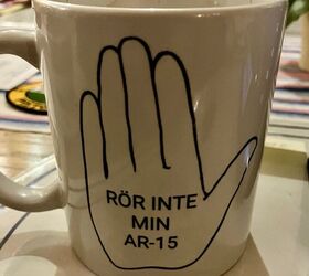 One of the images posted on X: “Don’t touch my AR-15”.