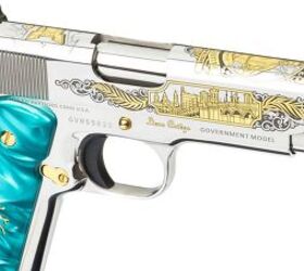 potd sk custom guns colt 1911 pistols honoring st augustine