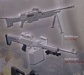 zastava s new 6 5x39 lmg prototype, Zatava s new LMG and MMG note the guns are mislabeled Photo credit Zastava