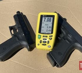 potd the glock 45 mos fs tb on a bipod and a few more insights, No special points given for pointing out that the right gun is a Glock 17