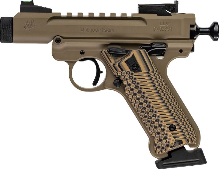 Mini Mamba Volquartsen’s Compact FDE Mini Mamba-TF Rimfire Pistol | thefirearmblog.com