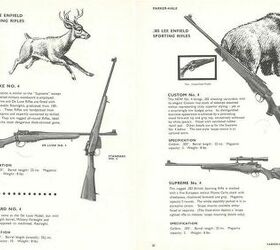 fudd friday parker hale classic hunting rifles, This advertisement shows the various grades of Parker Hale 303 conversions available the options changed over the years