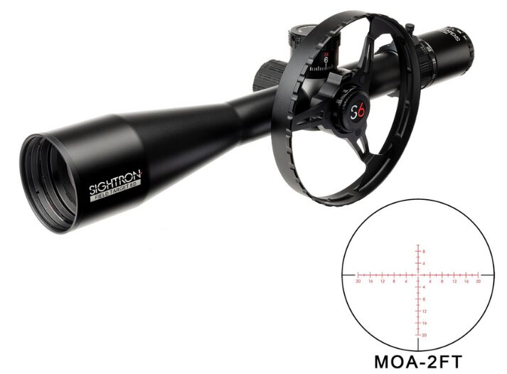 SIGHTRON Ships New S6 10–60x56 ED Scope for FT and Benchrest