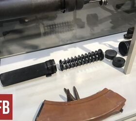 the soviet silenced tishina grenade launcher, Disassembled PBS 1 with rubber wipes By Lynndon Schooler