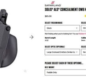 safariland adds holster fits for glock gen 6 pistols