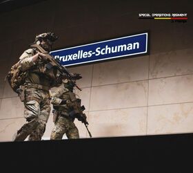 POTD: Next Stop Brussels–Schuman - Belgian Paratroopers Go Underground