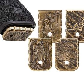 NDZ Glock V-Series Magazine Floor Plate Heavyweight Brass, 3D Designs.