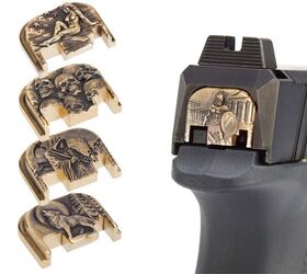 NDZ Ruger RXM 3D Design Rear Slide Cover Plates Solid Brass