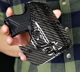 falco introduces leather kydex and carbon fiber pocket holsters, The AX93 Carbon pocket holster