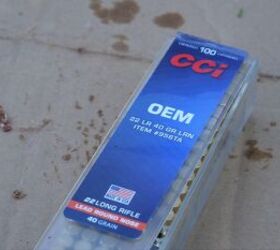 The Rimfire Report: Weird Ammo - CCI 22LR OEM 40gr LRN