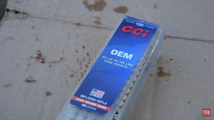 The Rimfire Report: Weird Ammo - CCI 22LR OEM 40gr LRN