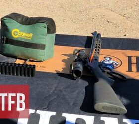 The CRUSR with a scope, but no muzzle device on this demo. You*can* put one on there, though. [Zac K.]