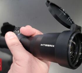 shot 2026 leapers shows new integrix service rifle scope, In stock form the scope has no sun shade or lens reducer Zac K
