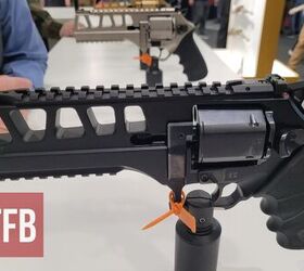 This frame was purpose-built to handle forty-four mag, including a new cylinder hinge. [Zac K.]