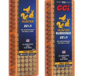 shot 2026 cci hunter series 22lr blazer clean fire suppressor ammo