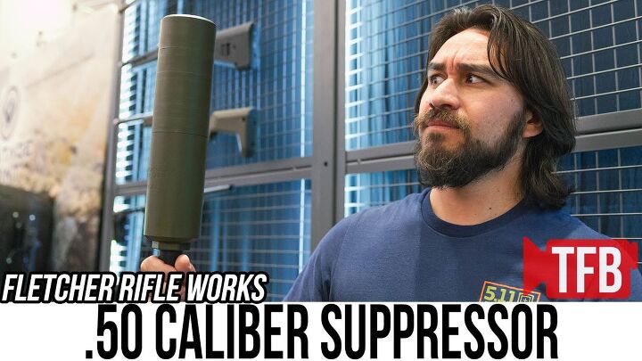 Fletcher Rifle Works INSANE 3D Printed .50 Cal Suppressor