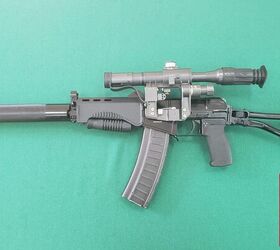 Russian-made SR-3M rifle (left side)