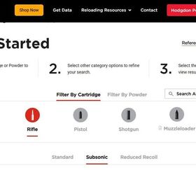 silencer saturday 417 what s new in subsonic ammo, Hodgdon s Reloading Data Center has an entire subsection for subsonic load data