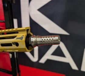 Close up of the Bro-Chinook muzzle device