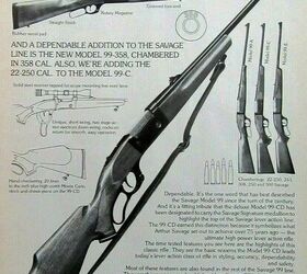 fudd friday can we kiss these three classic cartridges goodbye, While Savage introduced the Model 99 in a wide variety of new calibers this old magazine advert shows they still kept offering it in 300 Savage for a long time