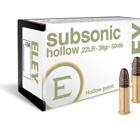 ELEY Subsonic Hollow .22LR Ammunition