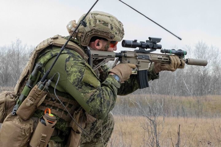 Member of the 1 Canadian Mechanized Brigade Group with CMAR, November 2025 (CAF)