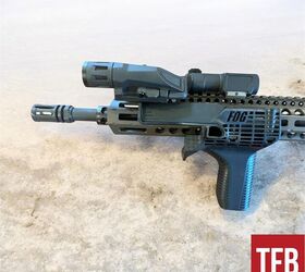 tfb review the contour tactics forward operating grip fog, Close up of FOG with full accessory set up on an MI CM HD rifle
