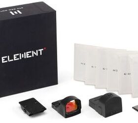 element etx red dot aims at carry competition and rifle use