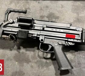 hks next gen twist on the fn minimi the mg43, MG43 marking note the downward ejection on the MG43 By Lynndon Schooler