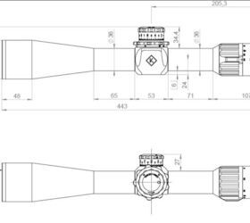 kahles k864 purpose built f class optic with extreme magnification