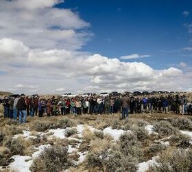 Ground breaking ceremony at the future Wyoming Shooting Complex