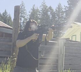 tfb review franklin armorys self regulating piston ops 16 rifle, Here you can see that there is still gas coming out of the ejection port so this system does not eliminate gas blowback