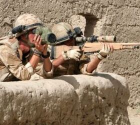 British sniper team in Afghanistan