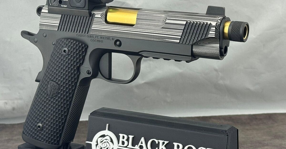POTD: Cabot Guns Apocalypse 2.0 Damascus 1911